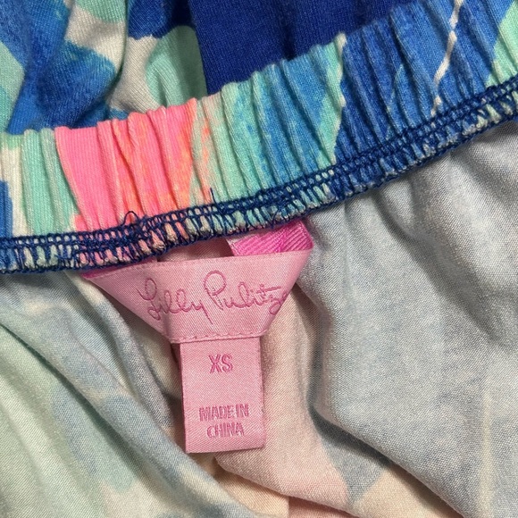 Lilly Pulitzer Ritz Ocean Jewels Strapless Shorts Romper - Picture 7 of 9